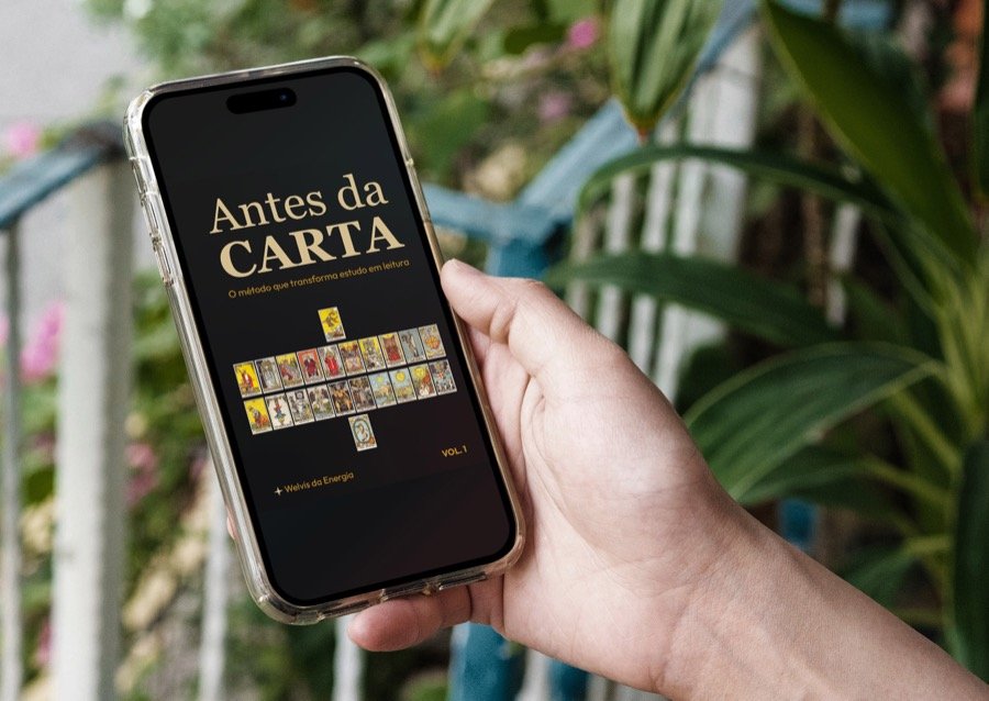 Leitura do livro Antes da Carta em dispositivo digital